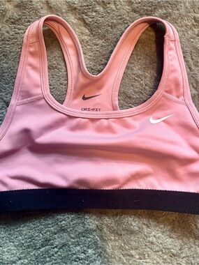 Girls Medium Pink Nike Sports Bra